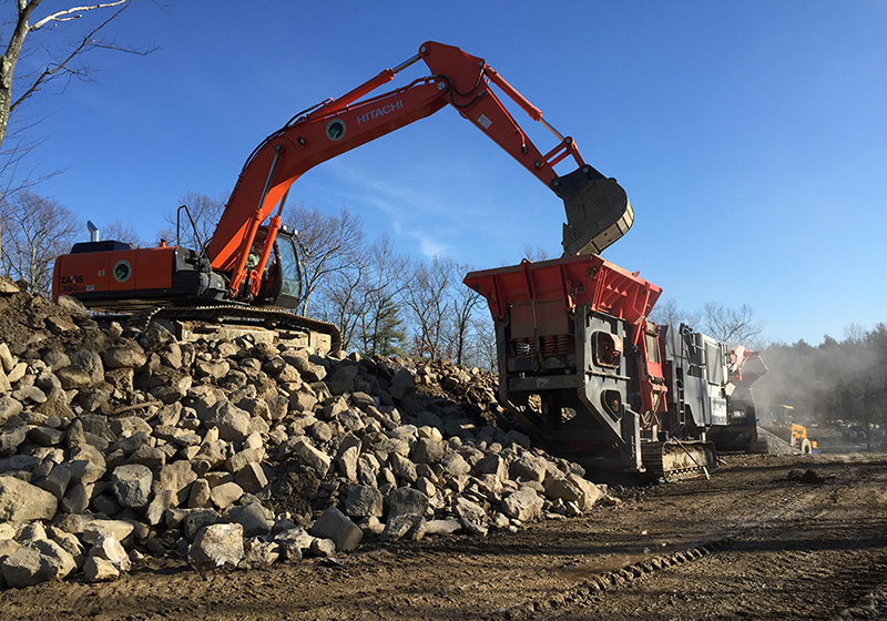 Portable Rock Crushing